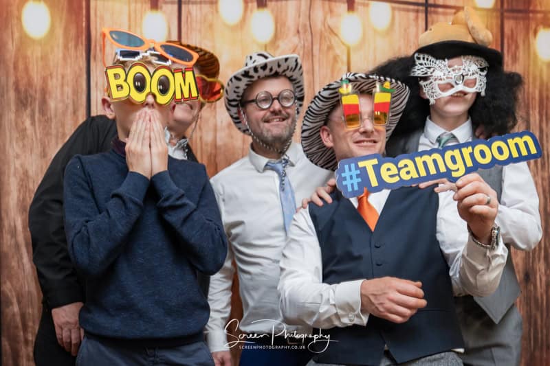 derby photo booth male team groom groomesmen at wedding #teamgroom